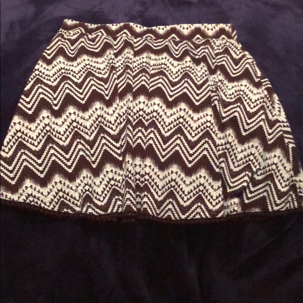 ☀️ Teal and Black Skater Skirt